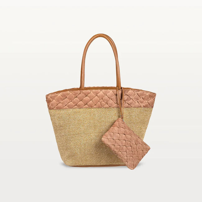 Zia Rio Beach Bag in Cognac Hover Image