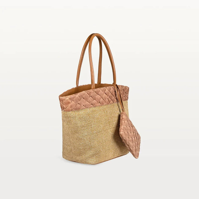 Zia Rio Beach Bag in Cognac Main Image