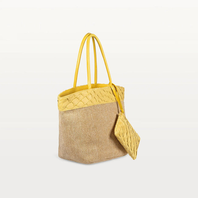 Zia Rio Beach Bag in Honey Yellow Main Image