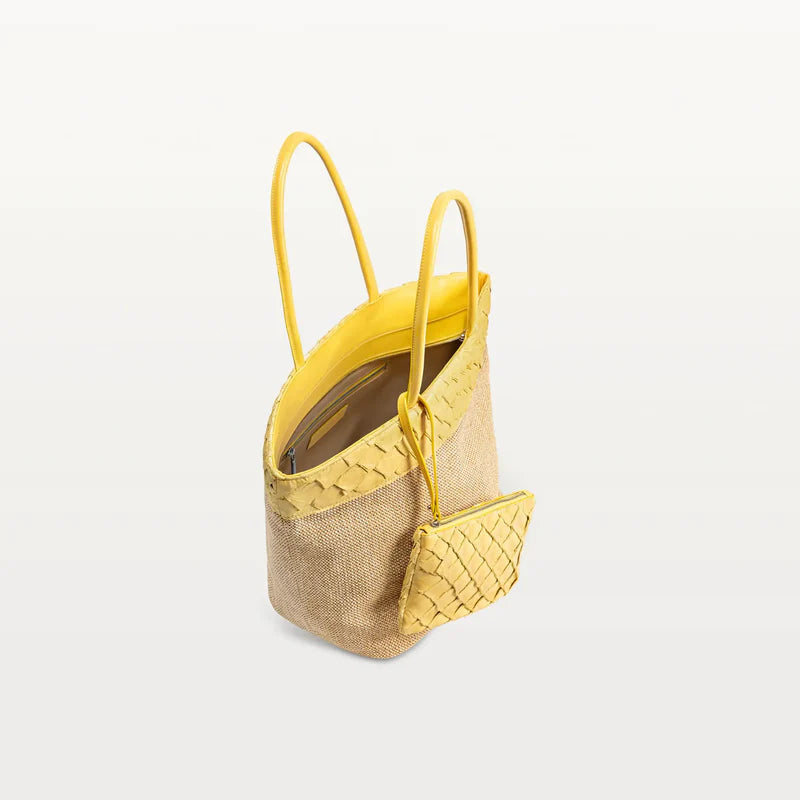 Zia Rio Beach Bag in Honey Yellow